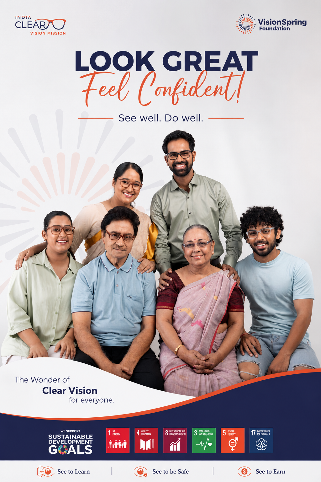 VisionSpring brand identity and healthcare branding case study by Rewire Gurgaon