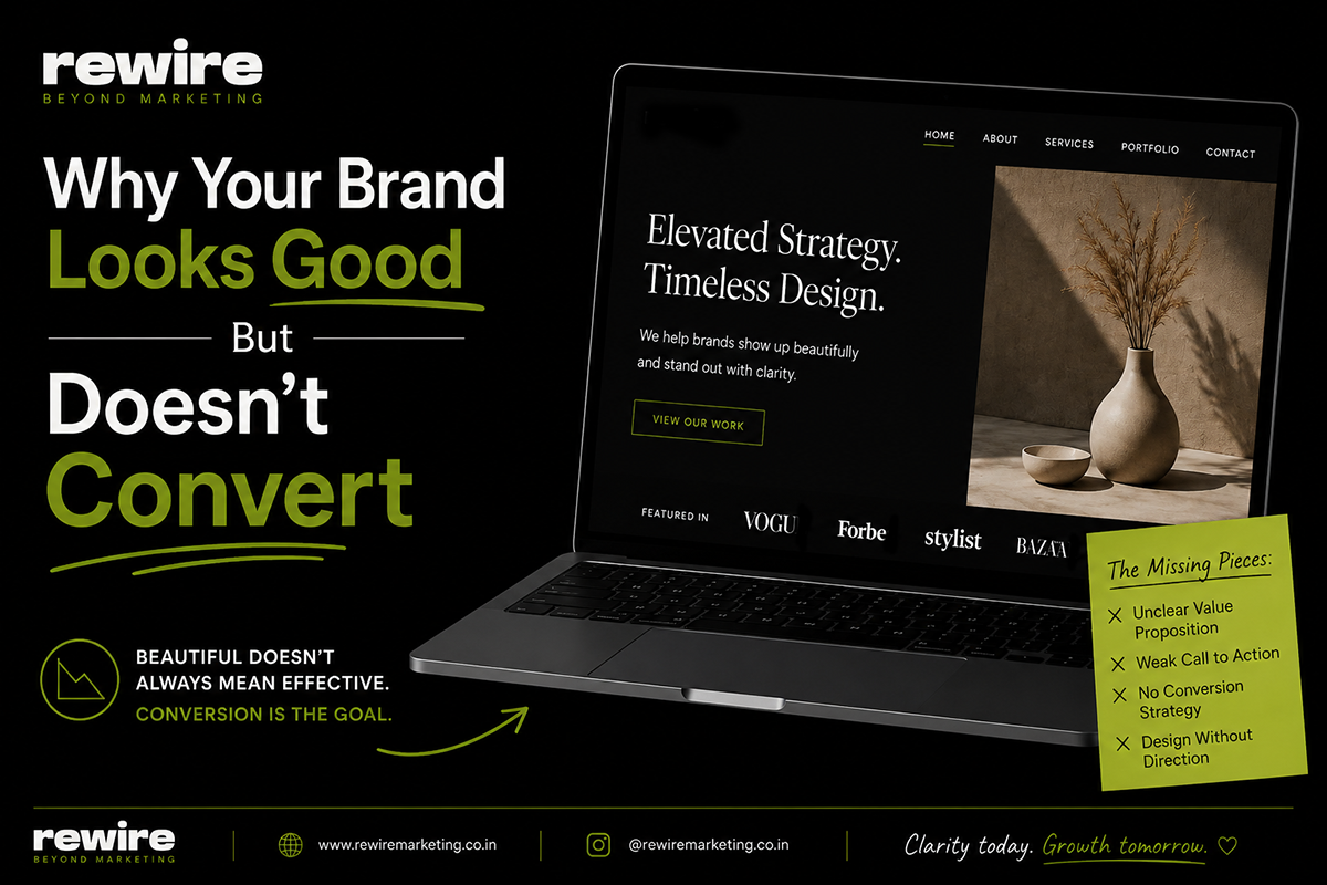 Why Your Brand Looks Good But Doesn't Convert